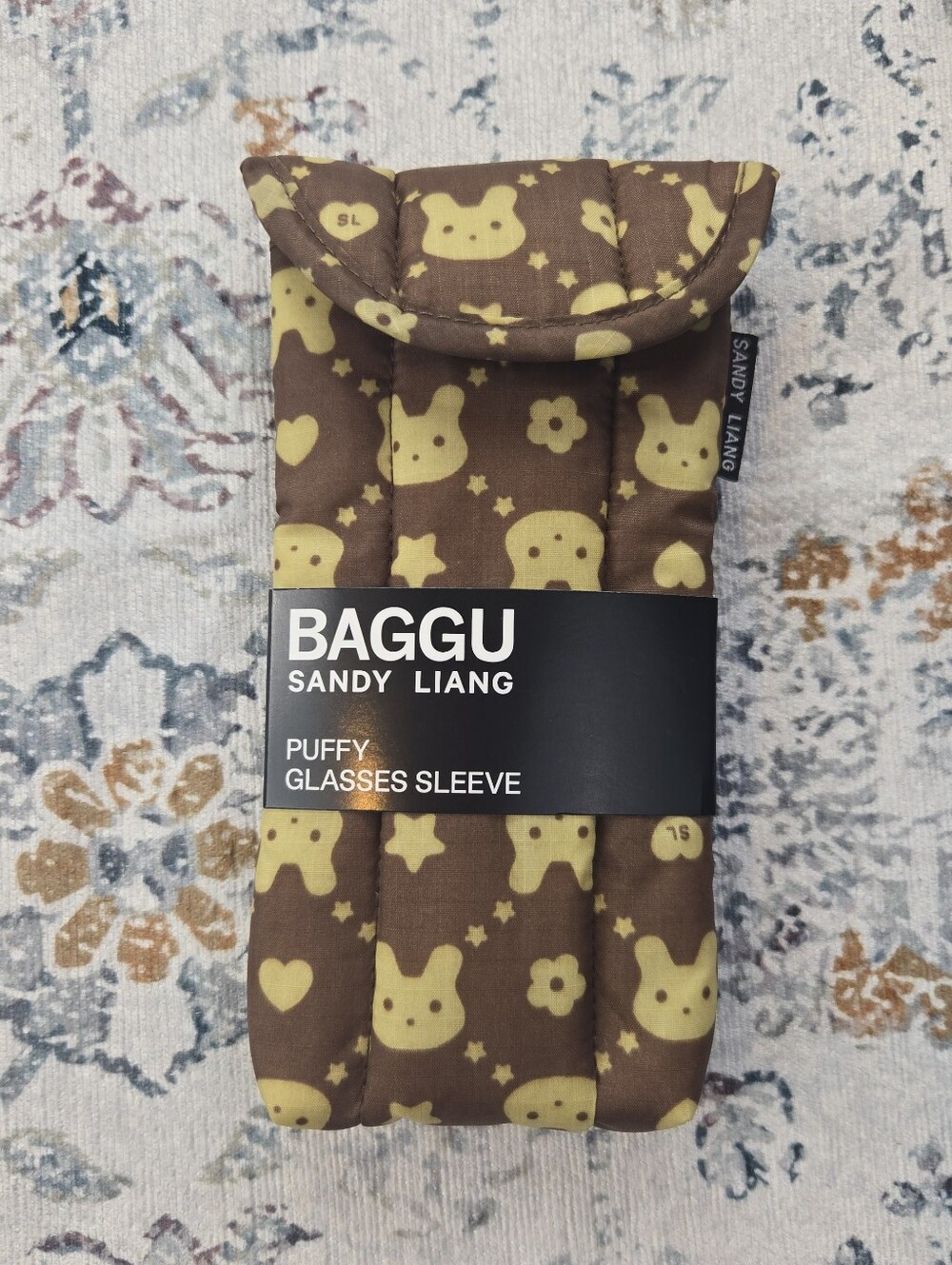 BAGGU x Sandy Liang Puffy Glasses Sleeve - Terminator Bunny NWT